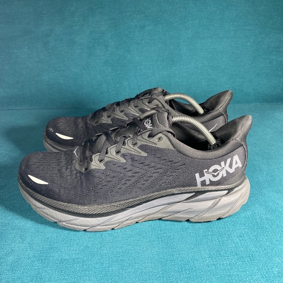 Hoka Other - ❌SOLD❌Size 11 - Men’s Hoka One Clifton 8 black shoes